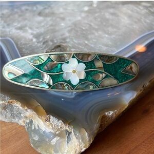 Vintage Inlay Hair Pendant